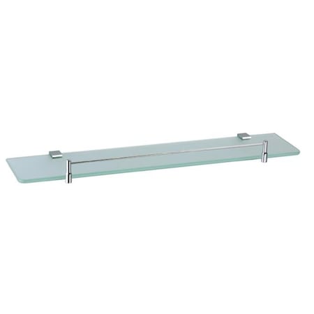 Dawn Kitchen & Bath Products Dawn Kitchen & Bath 8210 24 in. Bathroom Shelf - Chrome 8210